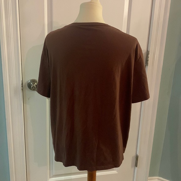 COTTAGECORE cutesy brown and white mushroom tee!! size medium from SHEIN 🤎🍄🌼 - Picture 2 of 3